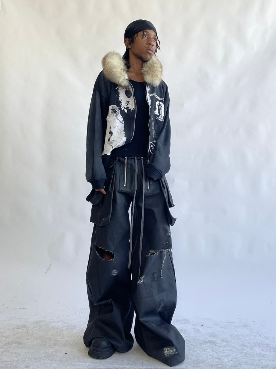 haveyoudiedbefore?】Mycelium V3 Fur Hoodie | OUR BRAND