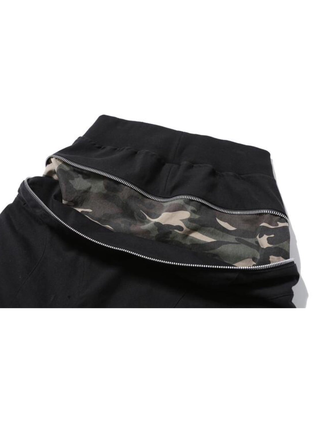 【roaringrad】ZIPPER SAGGING PANTS BLACK roaringrad】ZIPPER SAGGING PANTS BLACK | OUR BRAND