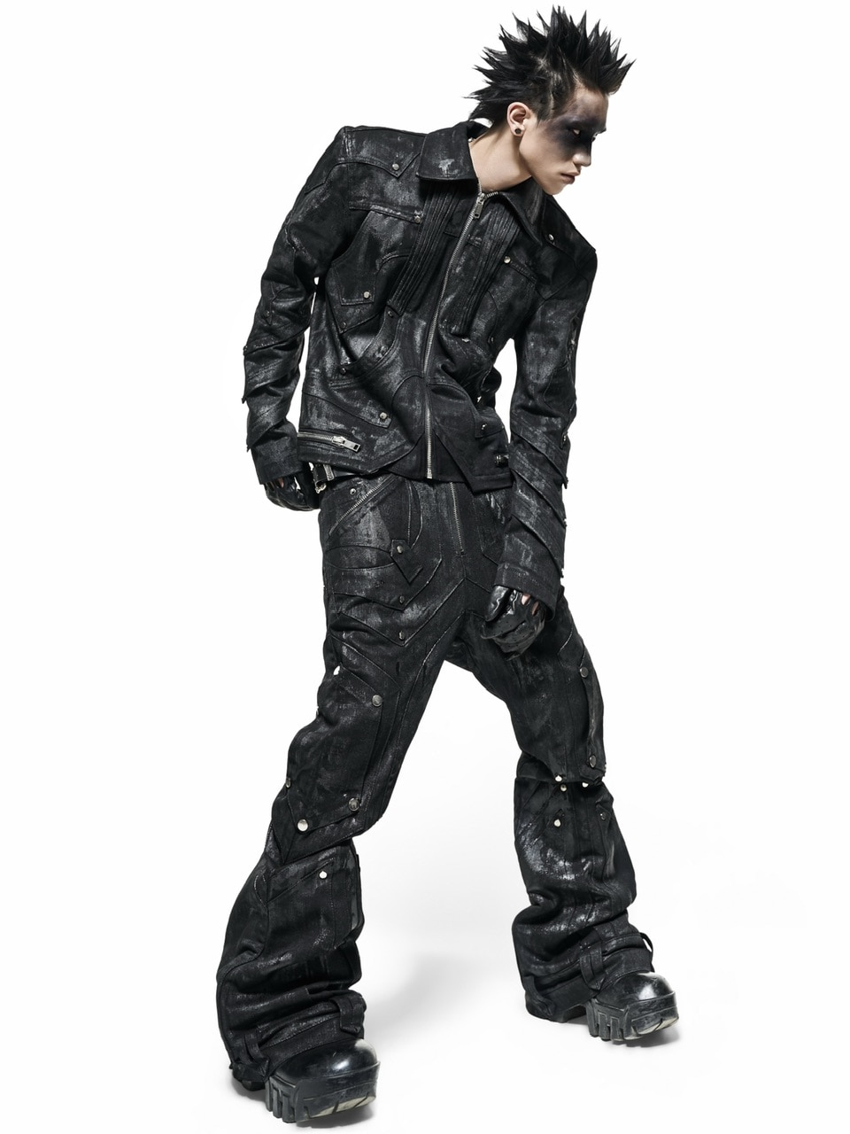 【RICH】Dark Knight Flare Pants サイズ1(M) RICH】Dark Knight Flare Waxed Pants | OUR BRAND,RICH | PRESSING