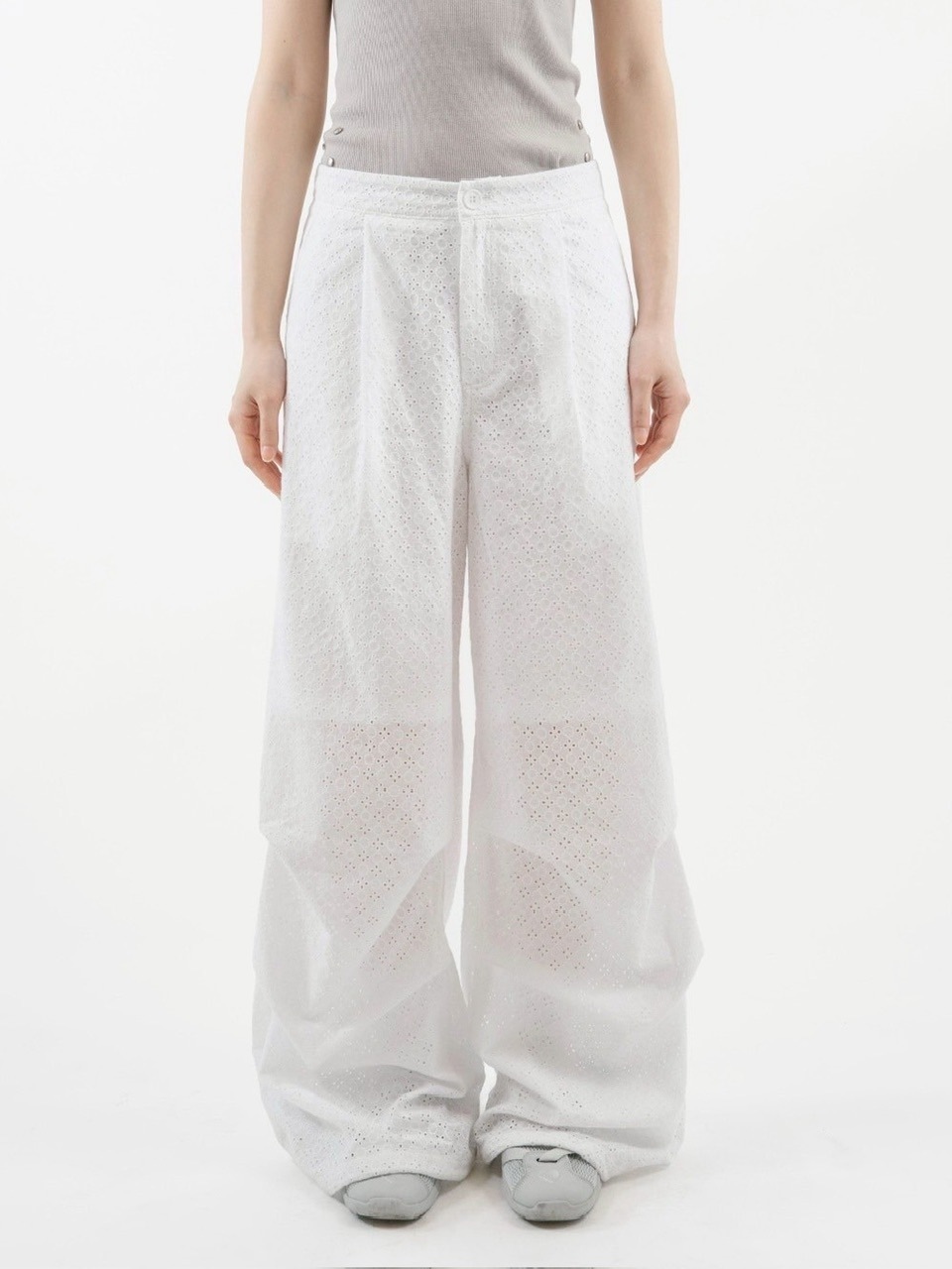TUOMIO】EYELET BELT BAG PANTS / 【トゥオミオ】アイレット TUOMIO】EYELET BELT BAG PANTS / 【トゥオミオ】アイレット