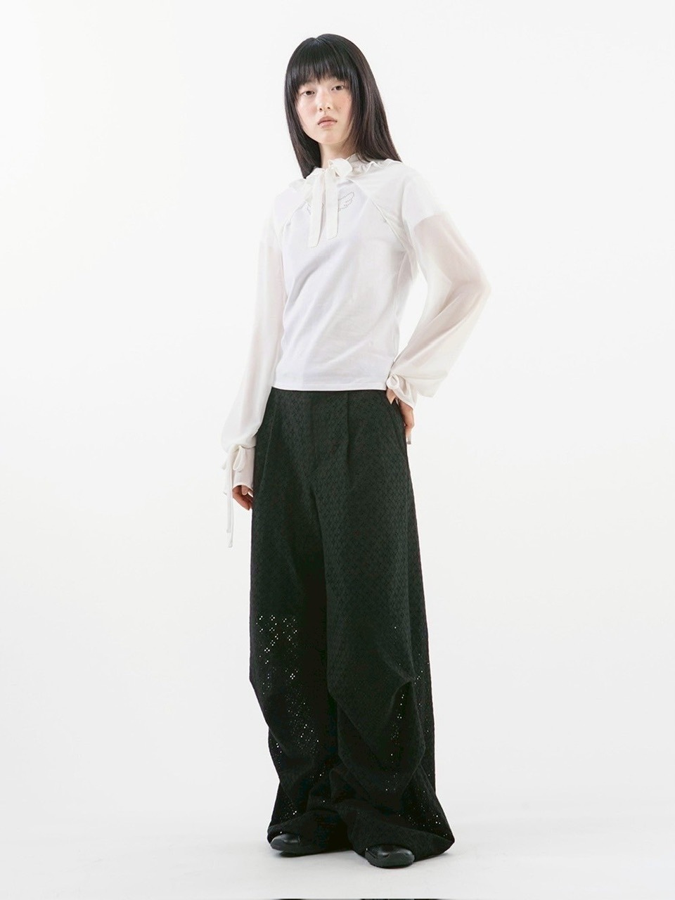 TUOMIO】EYELET BELT BAG PANTS / 【トゥオミオ】アイレット TUOMIO】EYELET BELT BAG PANTS / 【トゥオミオ】アイレット