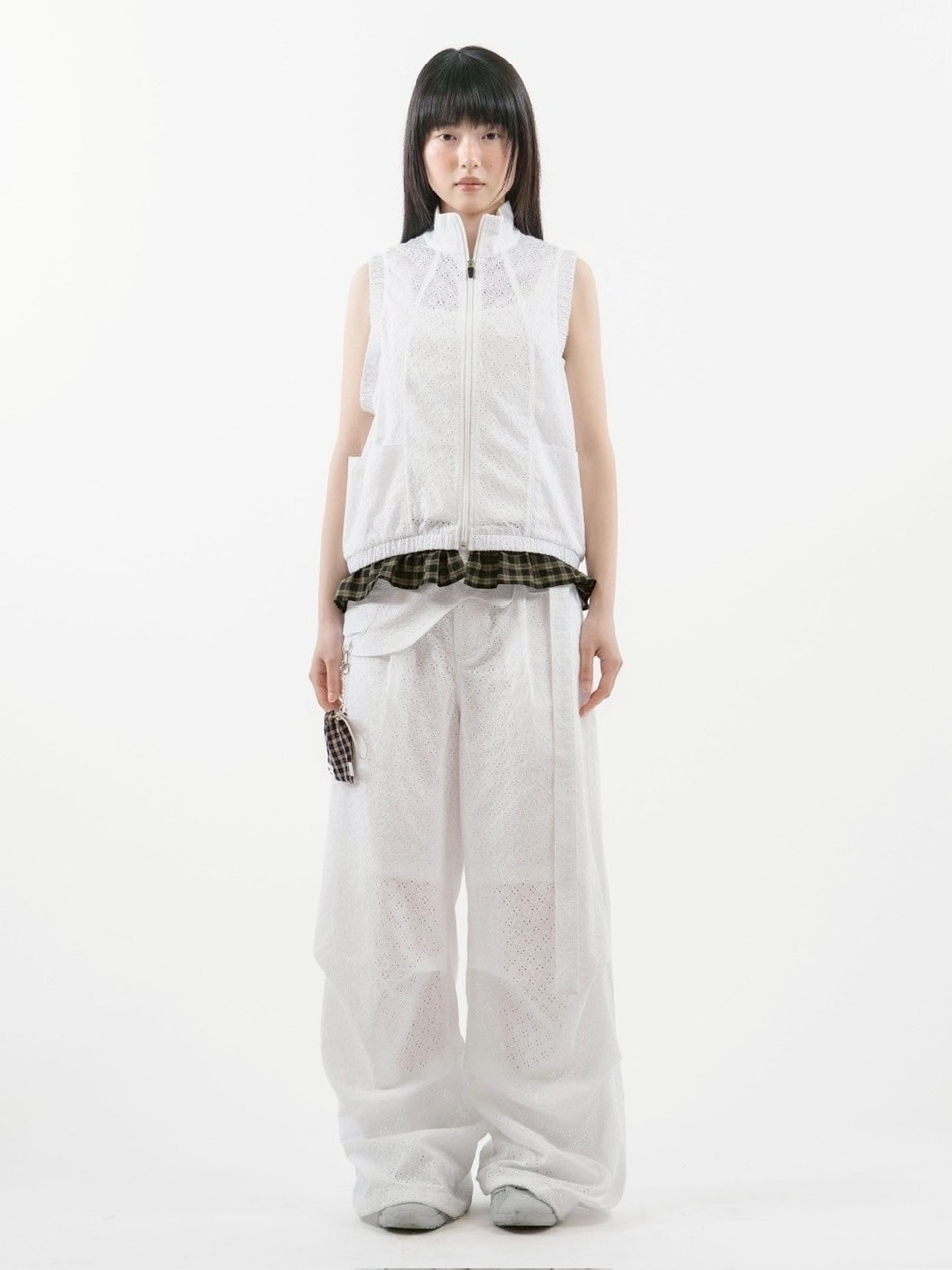 TUOMIO】EYELET BELT BAG PANTS / 【トゥオミオ】アイレット