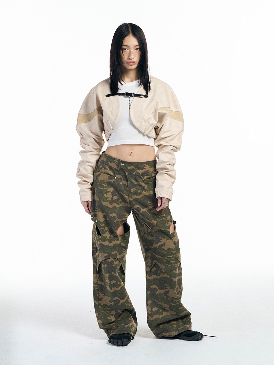 SETUP-EXE★韓国★人気★Matte Leather bolero buckle Jacket SETUP‐EXE】Matte Leather bolero buckle Jacket | OUR BRAND