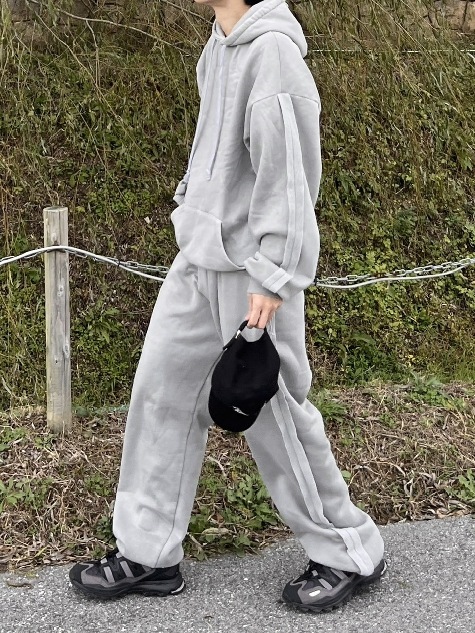 youll】set up pigment sweat pants (2color) | OUR BRAND,youll