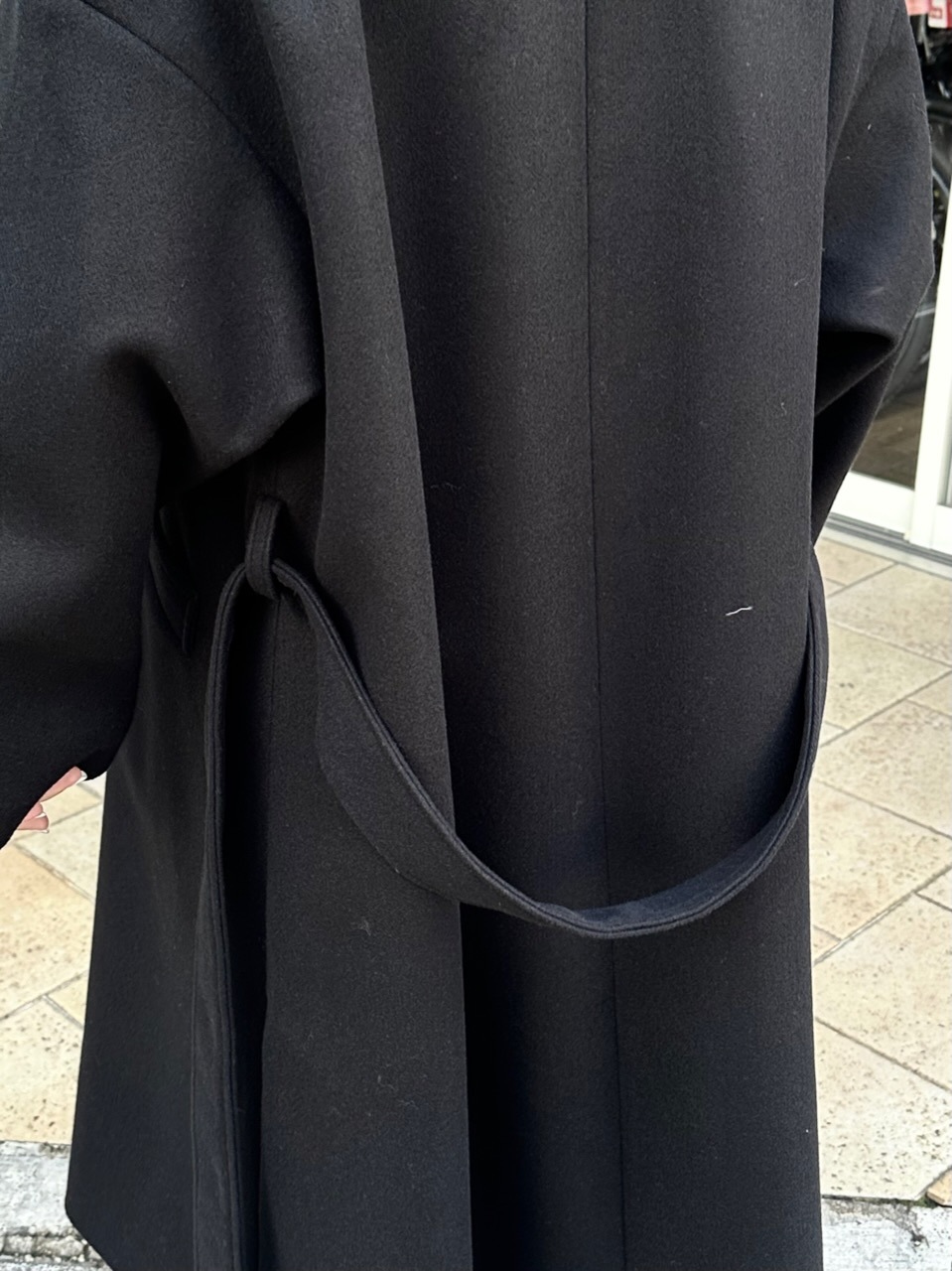 ジャケット・アウター Chikashitsu + oversized wool double coat 大阪店WEB限定【Chikashitsu +】oversized wool double coat