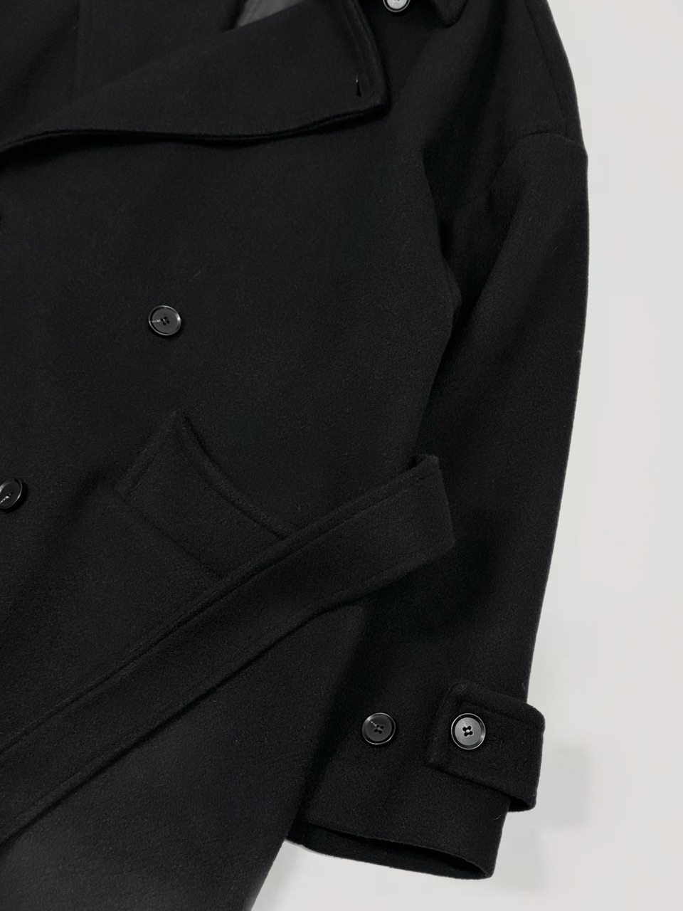 大阪店WEB限定【Chikashitsu +】oversized wool double coat (2color