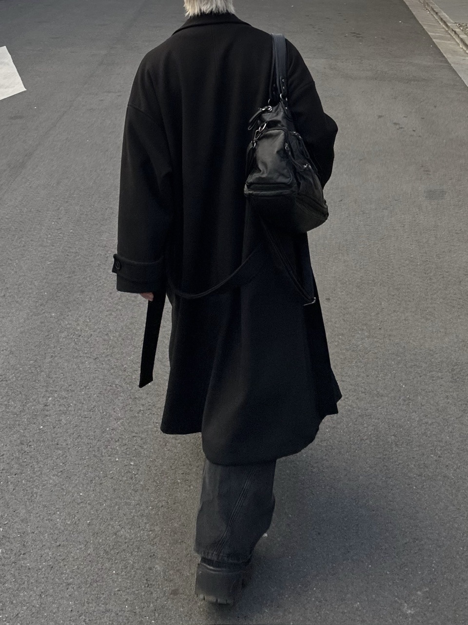 大阪店WEB限定【Chikashitsu +】oversized wool double coat (2color