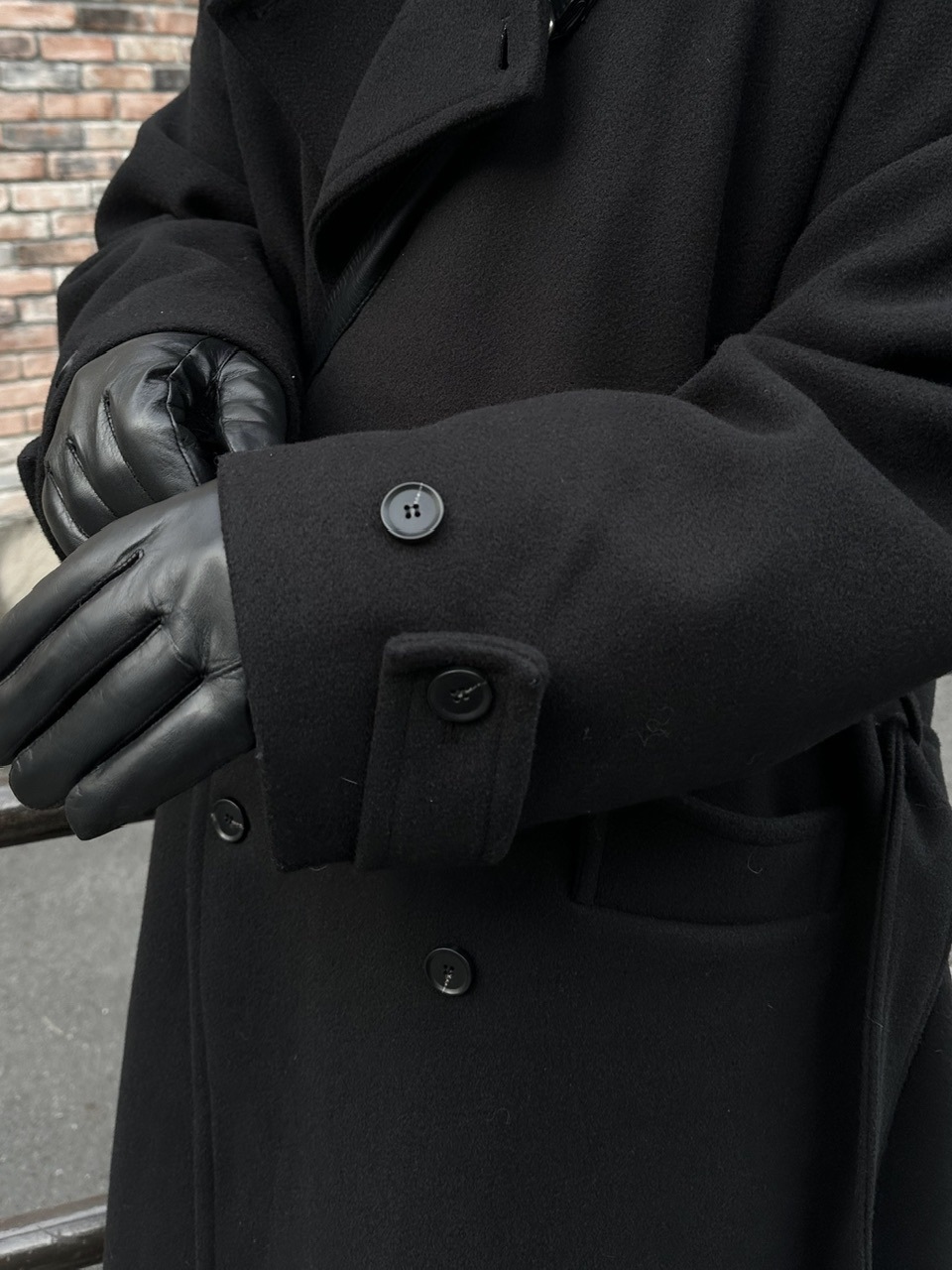 大阪店WEB限定【Chikashitsu +】oversized wool double coat (2color)