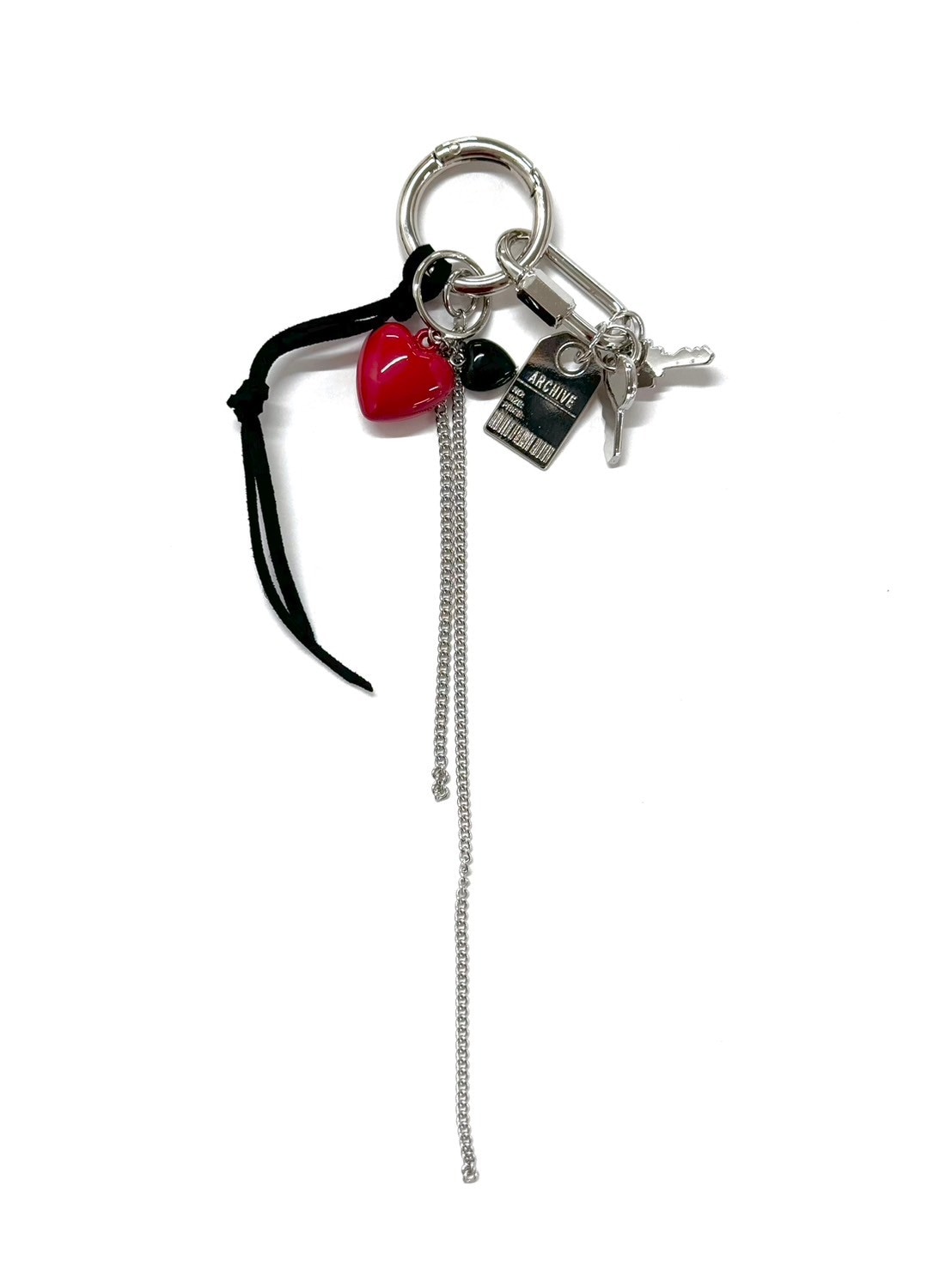 受注制【Chikashitsu +】original heart key strap (2color