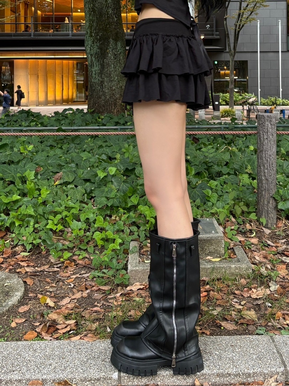 受注制【oaks】sweat frill mini skirt (3color) / 【オークス