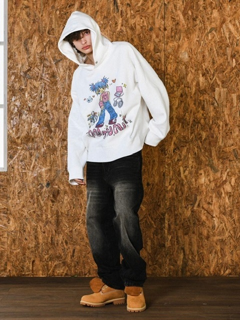 【DOMINANT】Keyring Girl Hoodie White MUSINSA | DOMINANT Keyring Girl Hoodie White