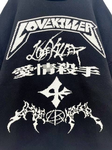 LOVE KILLER】Total logo oversize knit | OUR BRAND,LOVE KILLER
