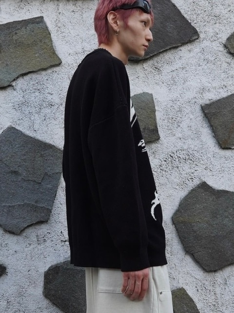 LOVE KILLER】Total logo oversize knit | OUR BRAND,LOVE KILLER