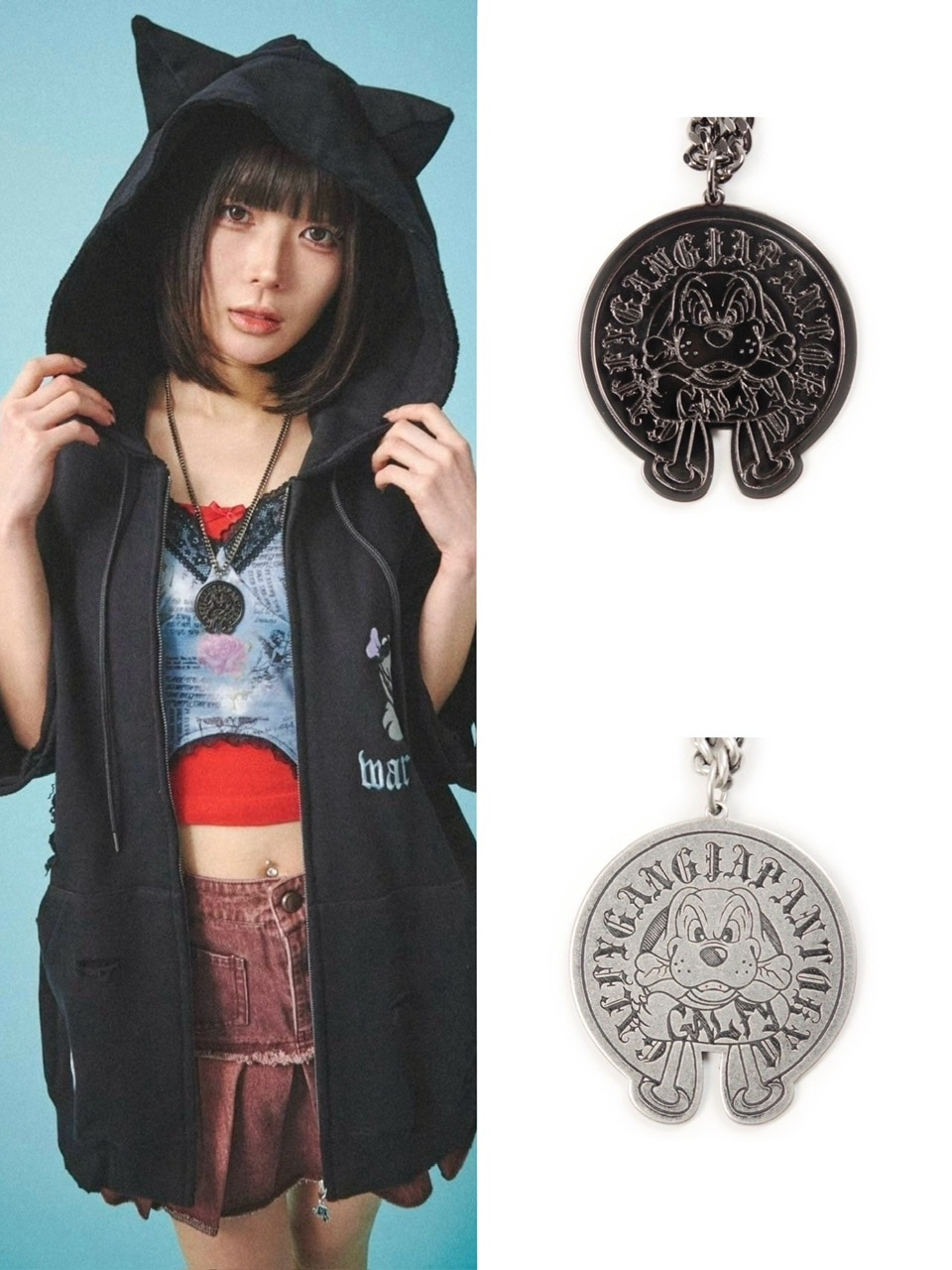 GALFY】GAL之ハーツネックレス | OUR BRAND,GALFY | PRESSING WEB SHOP