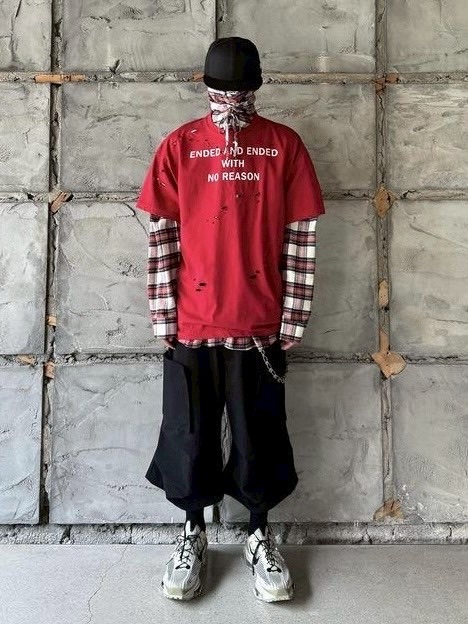 ROARINGRAD ♥ DAMAGE LETTERING T-SHIRTS /追跡付 roaringrad】DAMAGE LETTERING T-SHIRTS / 【ロアリングラド
