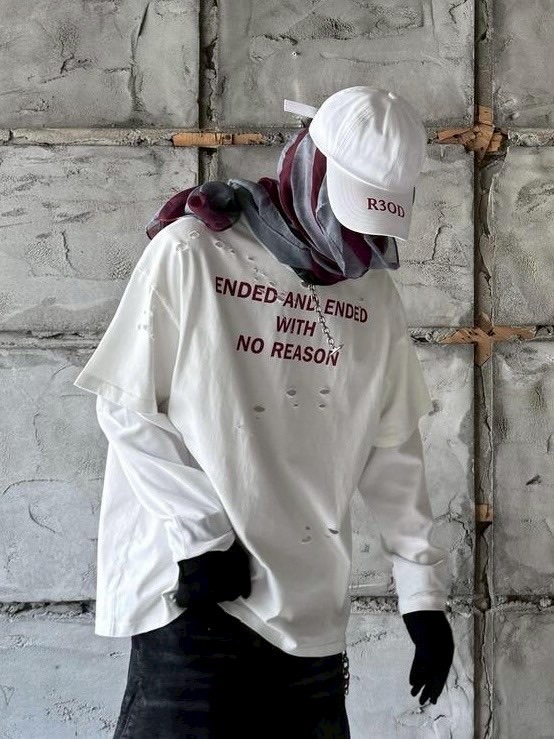 ROARINGRAD ♥ DAMAGE LETTERING T-SHIRTS /追跡付 roaringrad】DAMAGE LETTERING T-SHIRTS / 【ロアリングラド