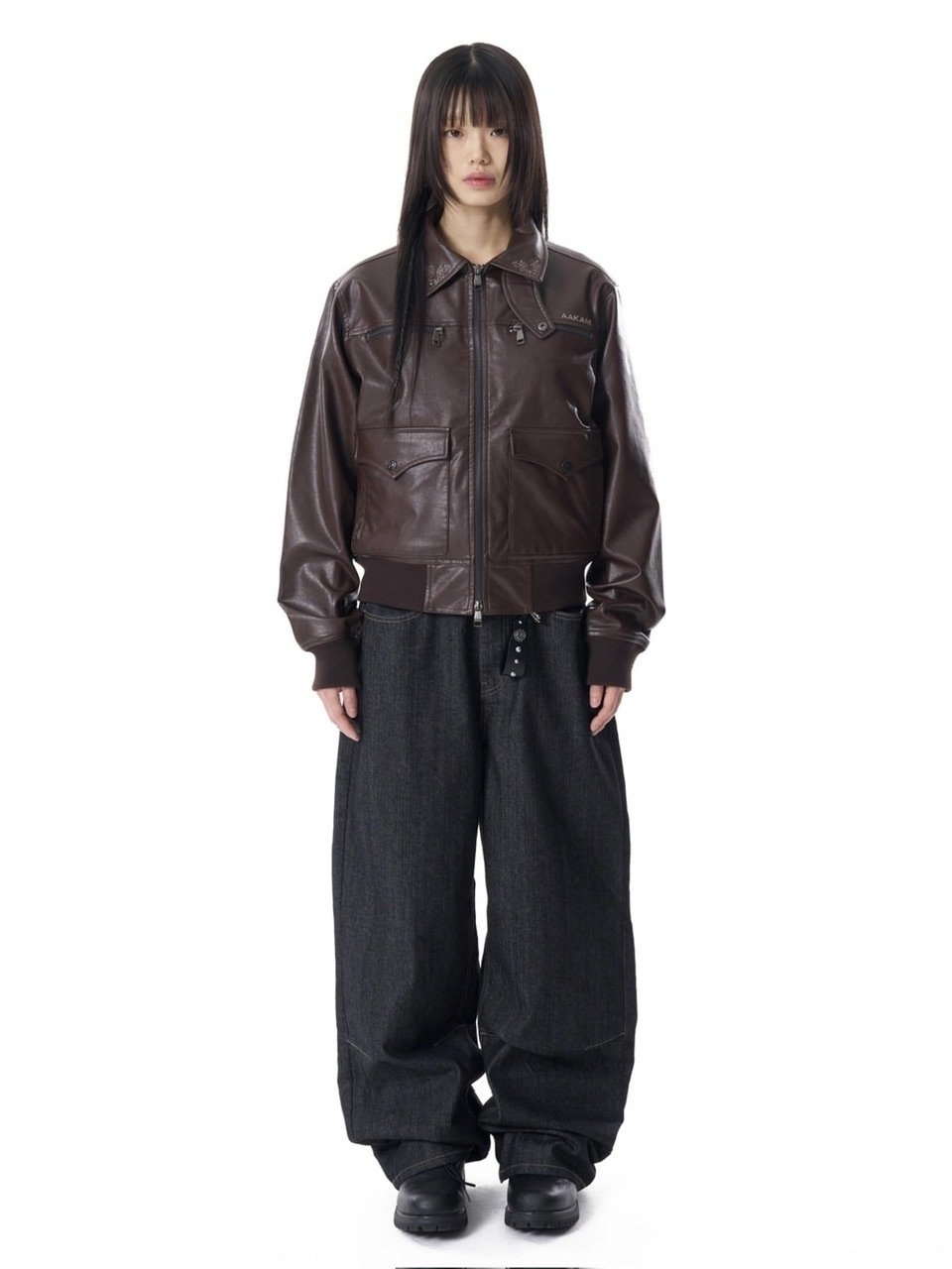 パンツ archive snake design cargo denim pants AAKAM】Snake Printed Denim Pants | OUR BRAND,AAKAM