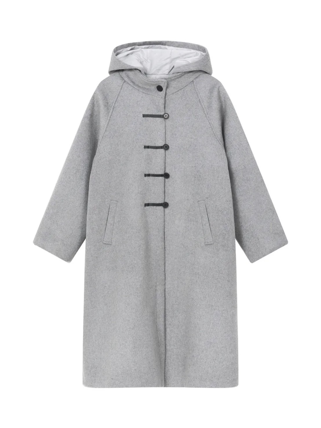ジャケット・アウター misekiseoul Hoodie long duffle Coat GREY Miseki seoul】Hoodie long duffle coat | OUR BRAND,Miseki seoul