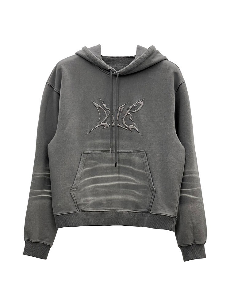【BLUER】EMBROIDERY WASHED HOODIE 2/16再入荷【BLR BLUER】Embroidery Washed Hoodie | OUR BRAND
