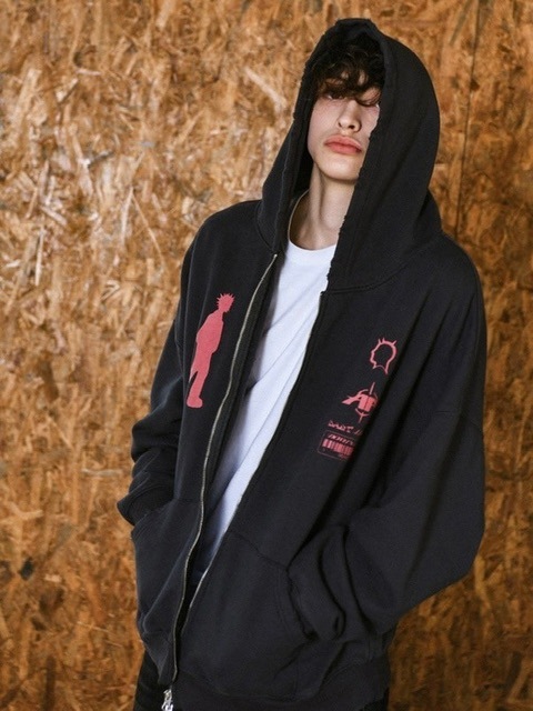 DOMINANT★韓国★Believe Vintage Bio Washing Hoodie Zip-Up DOMINANT】Believe Vintage Bio Washing Hoodie Zip-Up | OUR