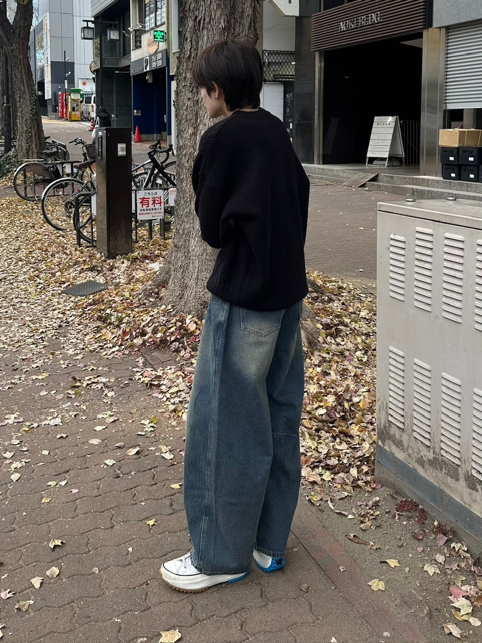 受注制【youll】pin tuck denim pants (2color)