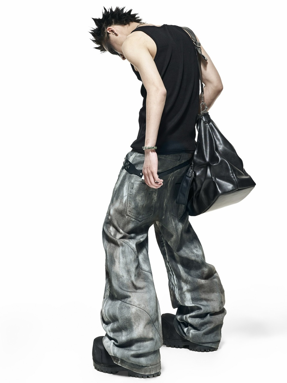 RICH】Dust Wash White Pants / 【リッチ】ヴィンテージウォッシュ