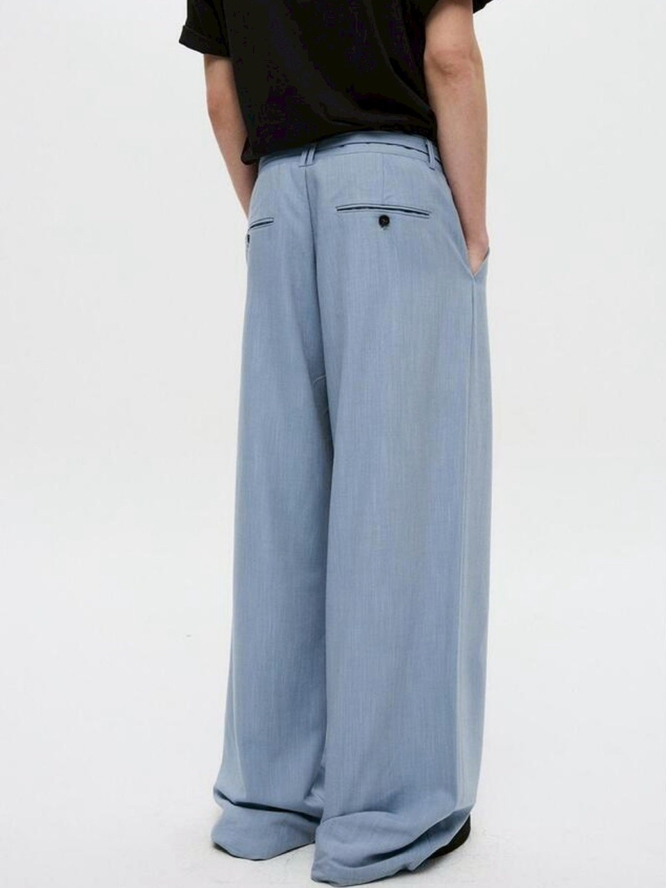 【DNSR】Belted Drape Slacks 