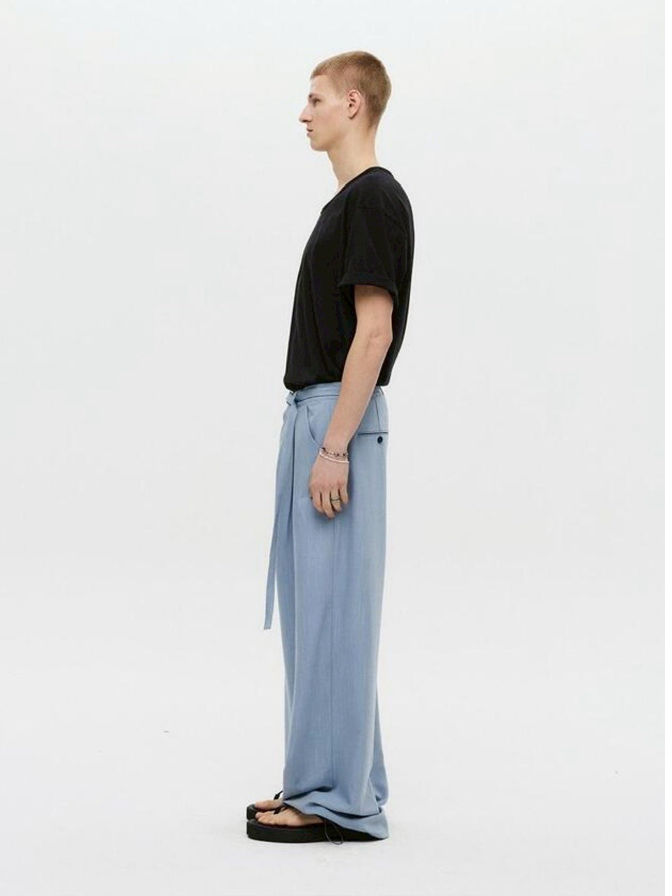 【DNSR】Belted Drape Slacks 