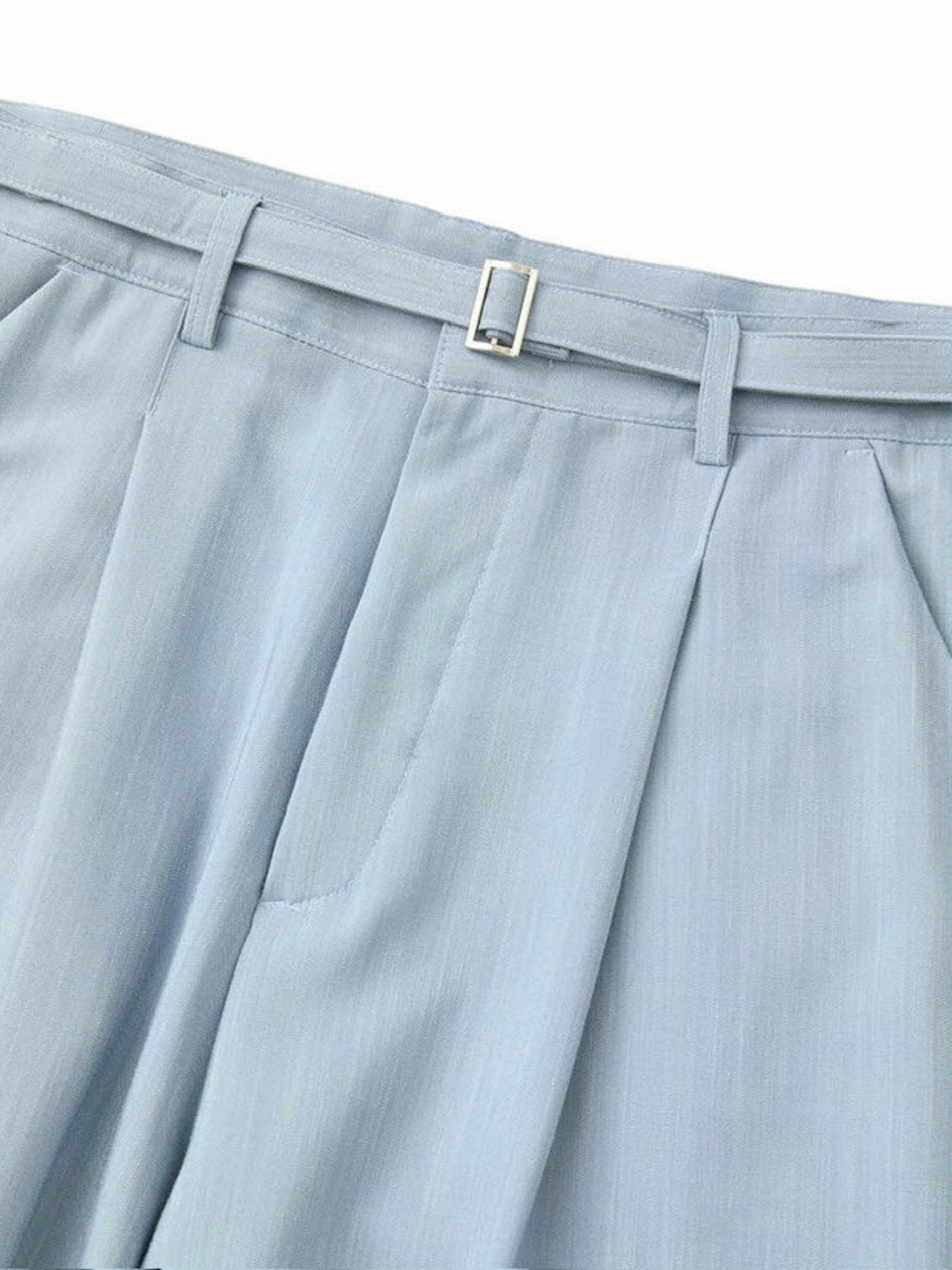 【DNSR】Belted Drape Slacks 