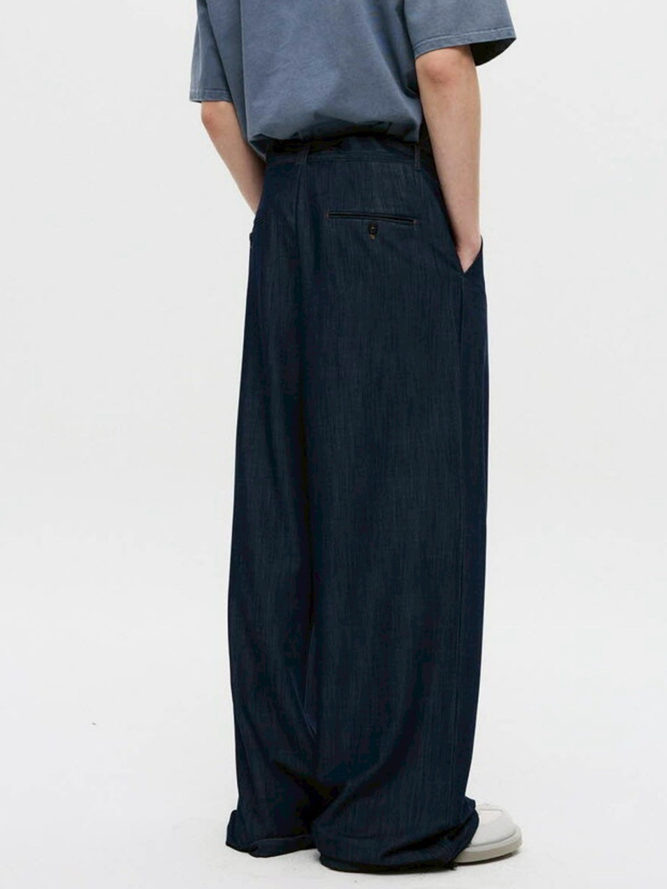 【DNSR】Belted Drape Slacks 