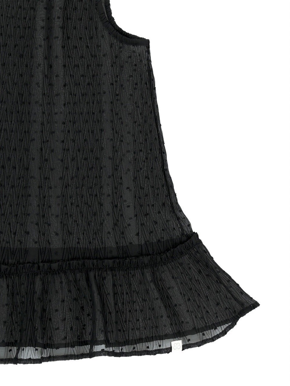 【TUOMIO】FRILL LAYERED DOT DRESS / 【トゥオミオ】フリルレイヤードドットワンピース
