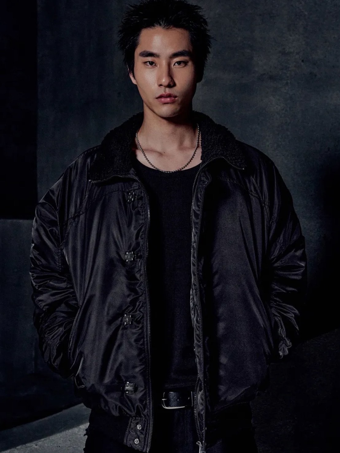 Monder Archive ブラックボンバージャケット NOMANUAL】K.L BOMBER JACKET | OUR BRAND,NOMANUAL | PRESSING WEB SHOP