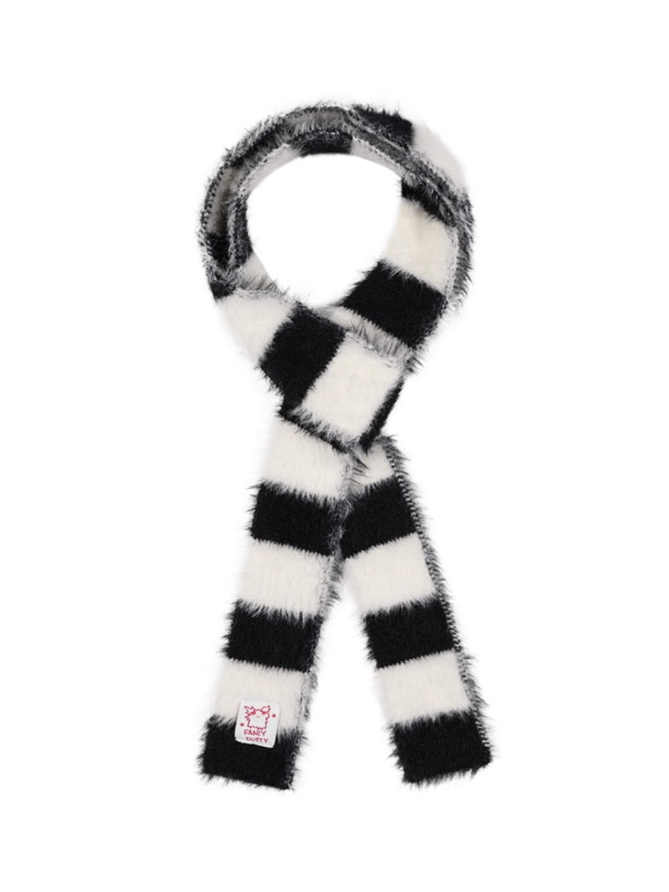 FANCY X DUSTY】HUG STRIPE FUR MUFFLER / 【ファンシー X ダスティ