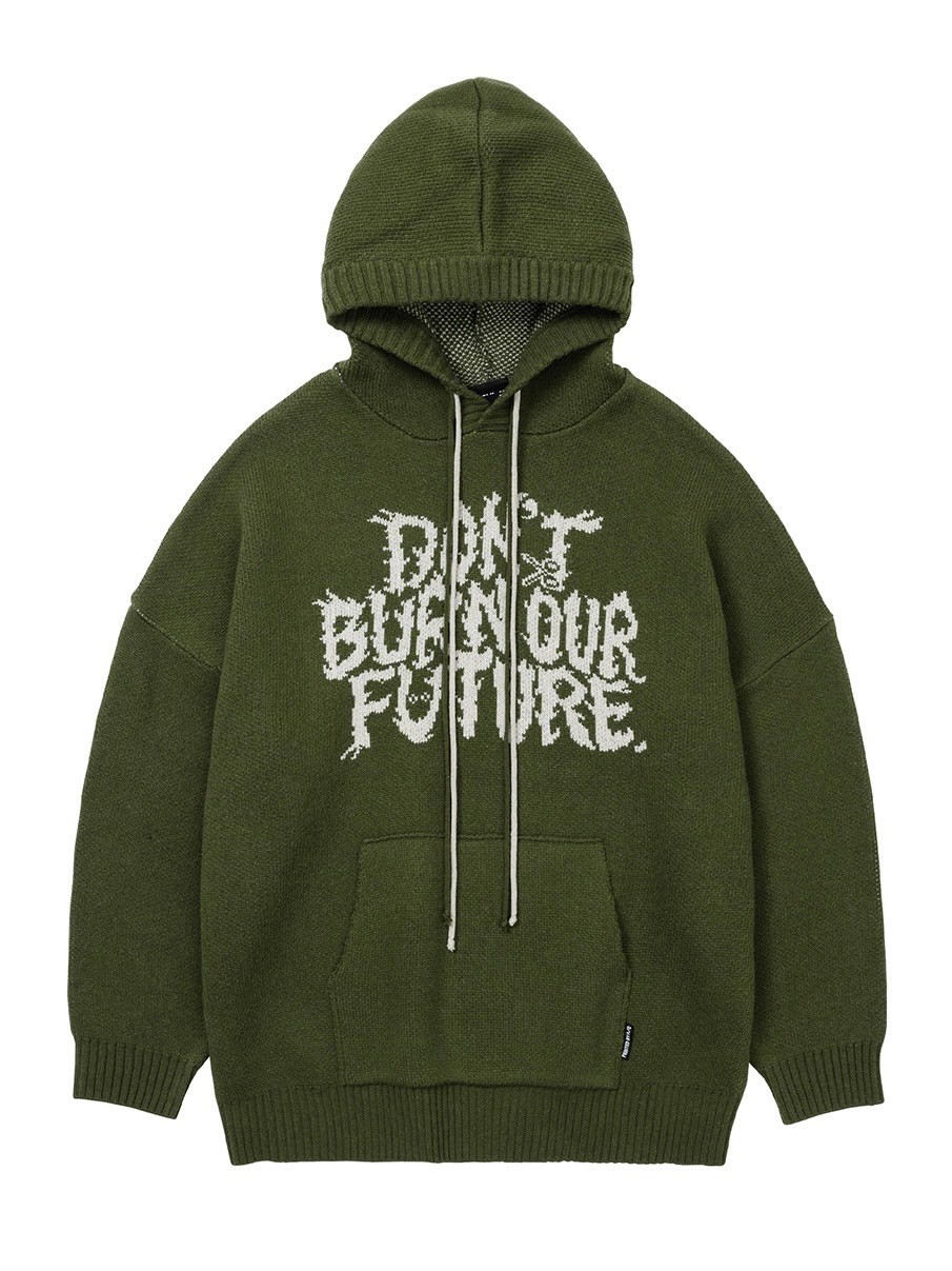 【新品】hood モリハルナ　フーディー　bijou knit hoodie hood モリハルナbijou knit hoodie