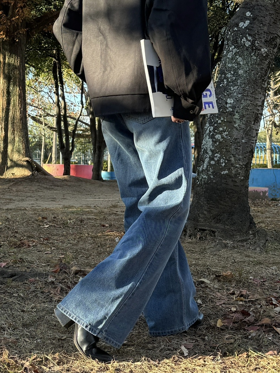 RENOL】pin tuck denim pants 2 | OUR BRAND,RENOL | PRESSING