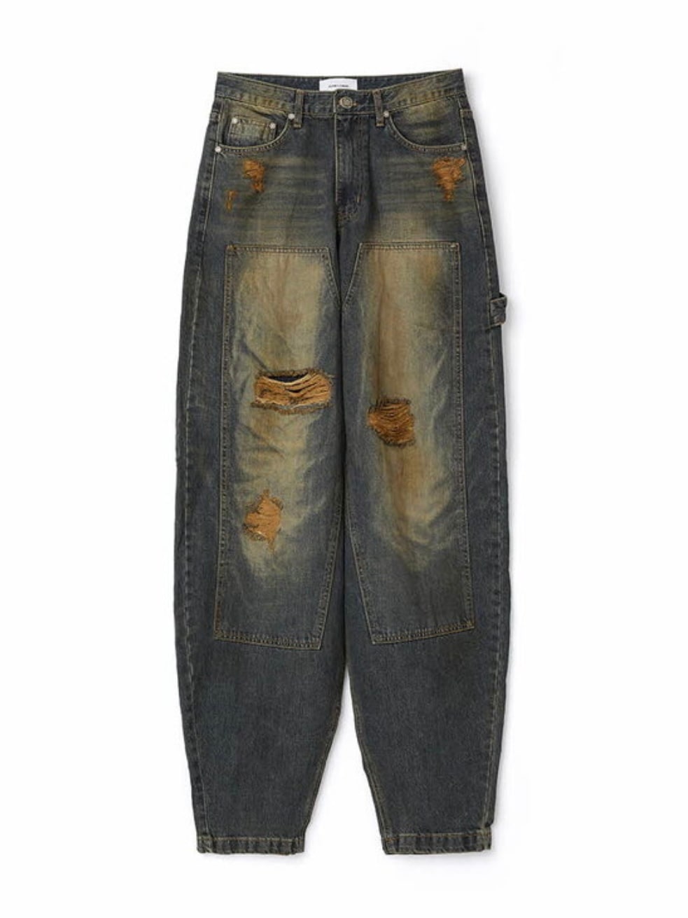 [TWN]★25SS★韓国人気★URBANE CARPENTER DENIM PANTS Another Tomorrow Carpenter Denim Wide Leg Pants - Bergdorf