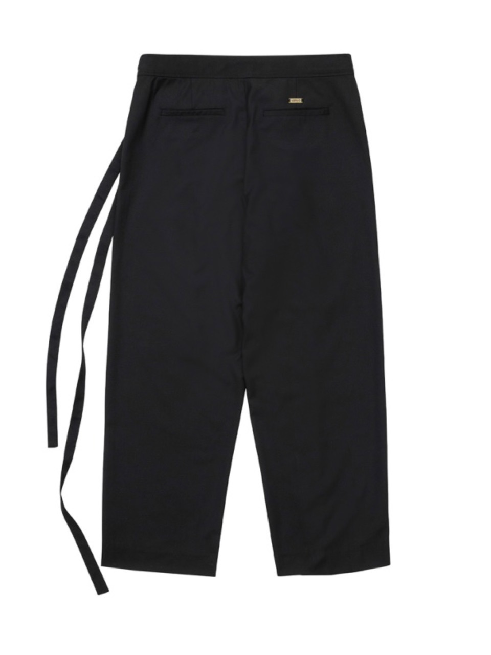 AJOBYAJO】Wool Blend Asymmetrical Long Skirt Pants | OUR