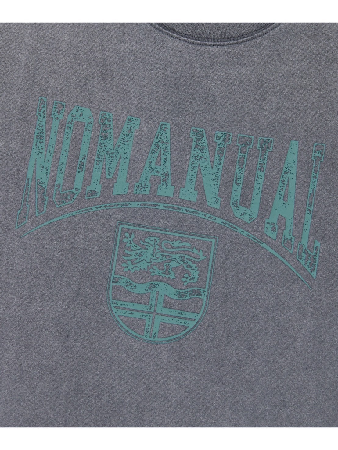 NOMANUAL】EMBLEM WASHED T-SHIRT | OUR BRAND,NOMANUAL
