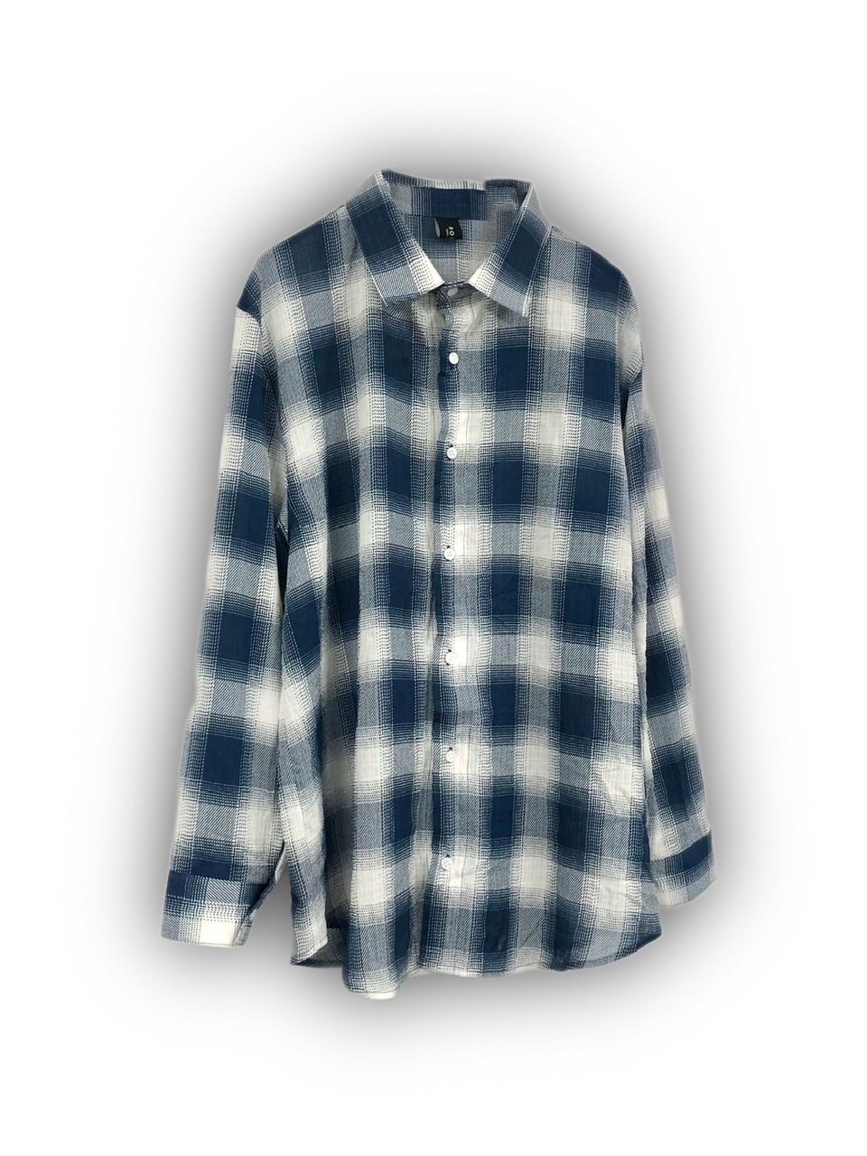 受注制【XU DOG】chiffon check shirt (2color)