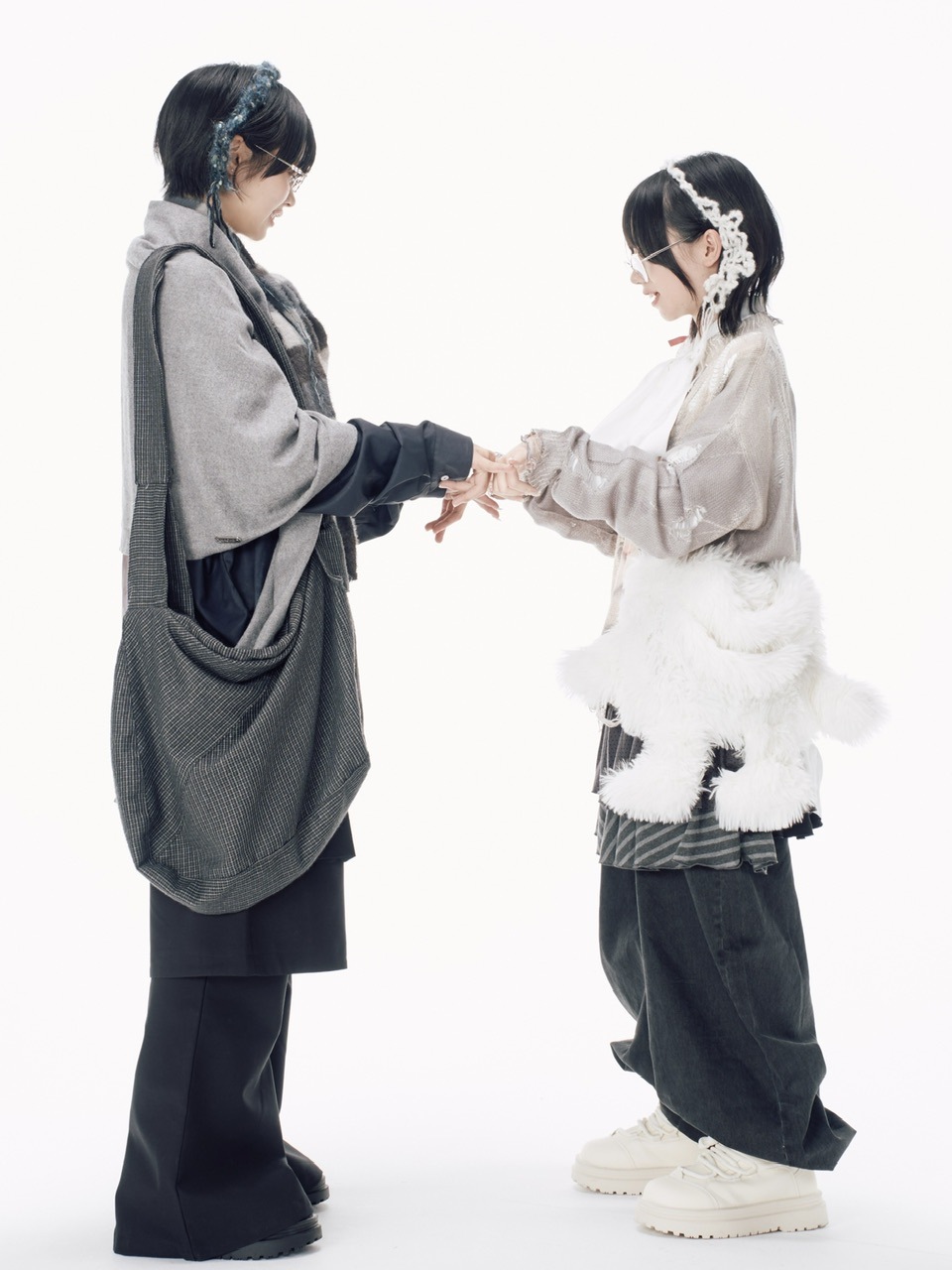 【Nerd out XU】layered slacks / 【ナードアウトエックスユー】レイヤードスラックス