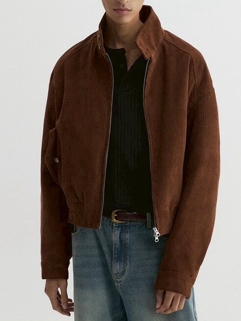 【DNSR】Ribbed Henley Long Sleeve