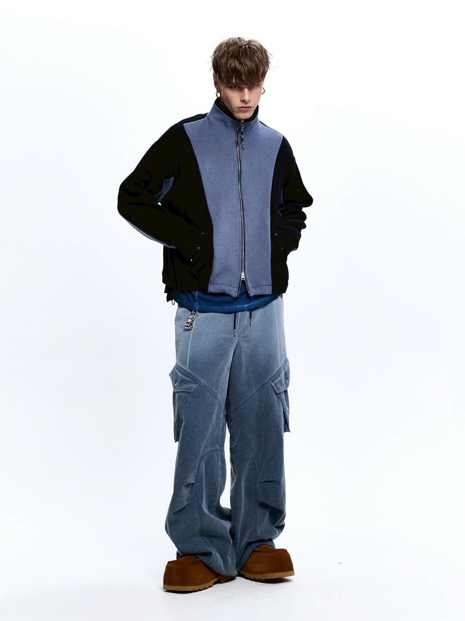 RSSC】RIVET POCKET MIX KNIT ZIPUP | OUR BRAND,RSSC | PRESSING WEB SHOP