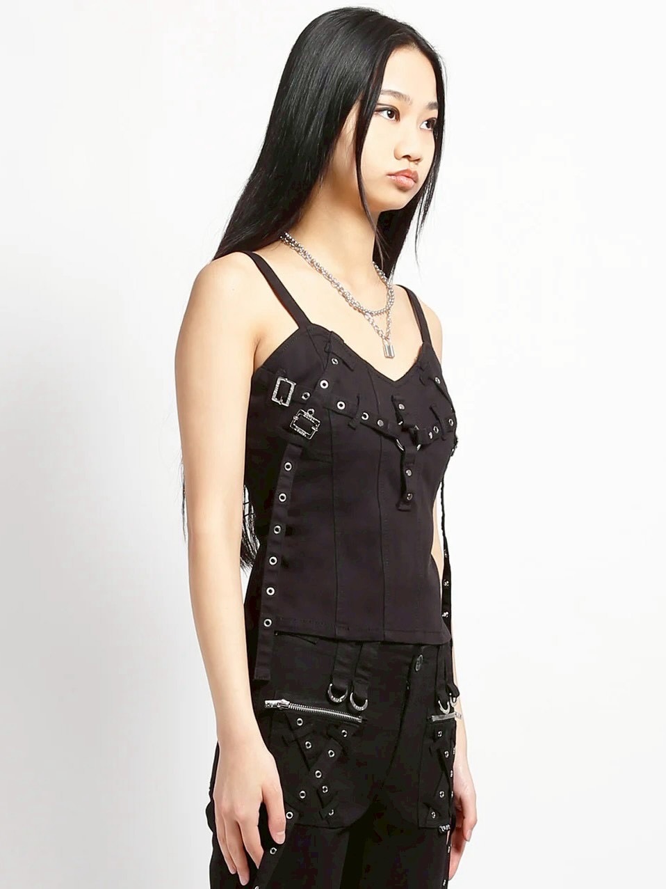 【TRIPP nyc】X-STRAP CORSET[IO4962] / 【トリップ ニューヨーク 】ストラップキャミソール