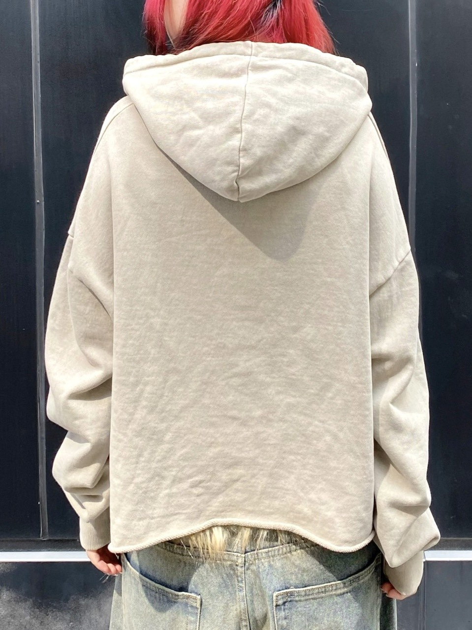 Never mind the XU】star zip up crop hoodie (3color) | OUR BRAND