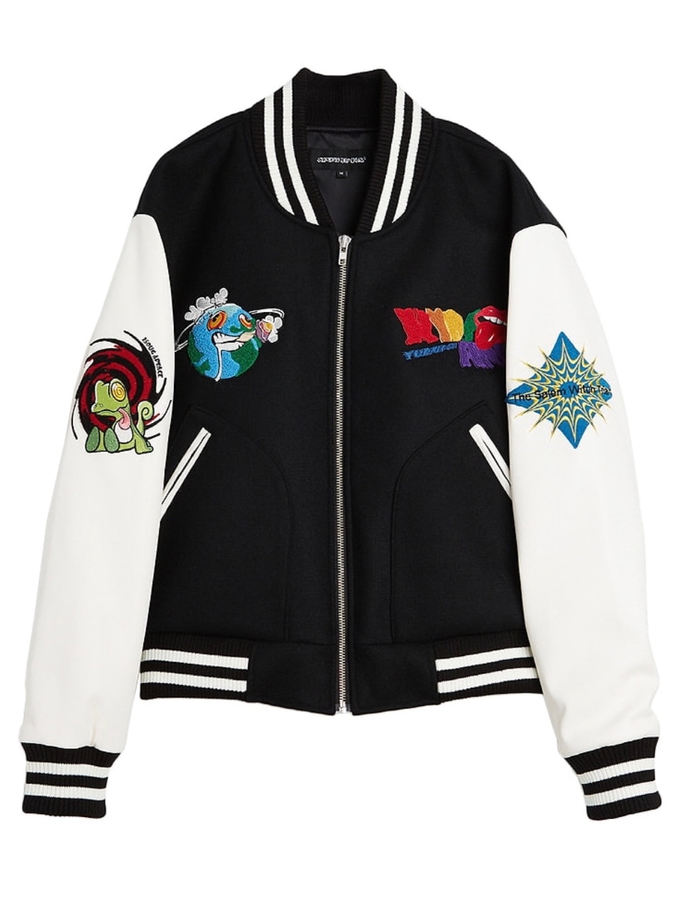 SUNDAY OFF CLUB】THE THIRD EYE Enbroidered quilted Varsity