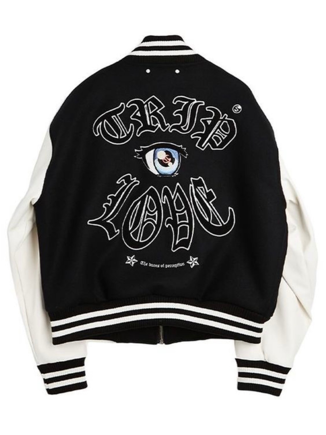 ジャケット・アウター Sunday off Club SUNDAY OFF CLUB】THE THIRD EYE Enbroidered quilted Varsity