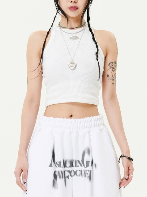 HOLY NUMBER 7】Women's Dancer Crop Tank Top / 【ホーリーナンバー