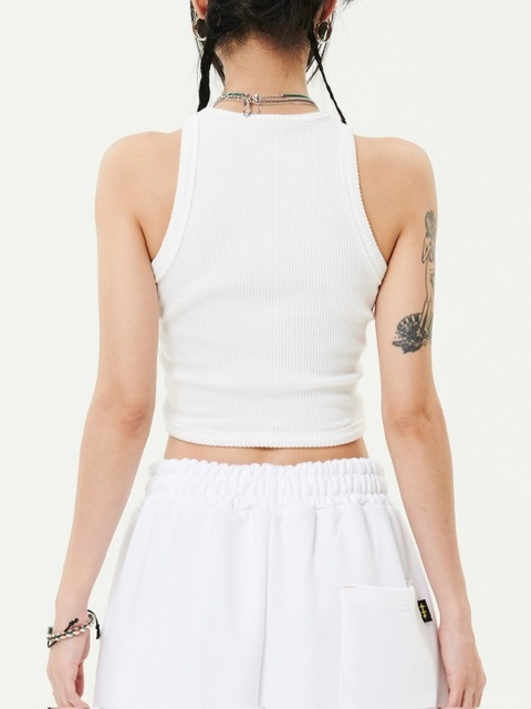 HOLY NUMBER 7】Women's Dancer Crop Tank Top / 【ホーリーナンバー