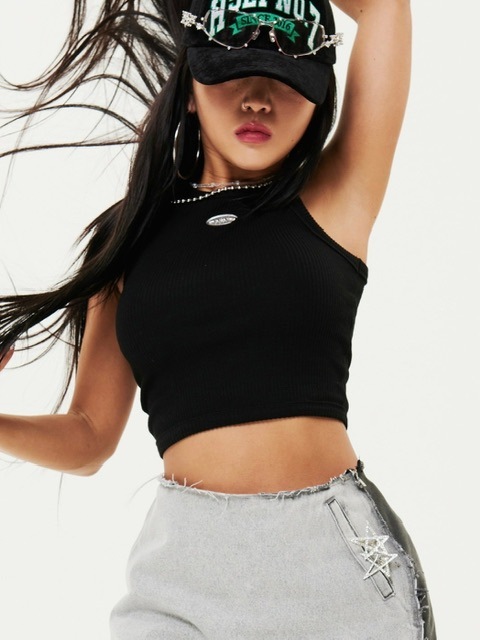 HOLY NUMBER 7】Women's Dancer Crop Tank Top / 【ホーリーナンバー