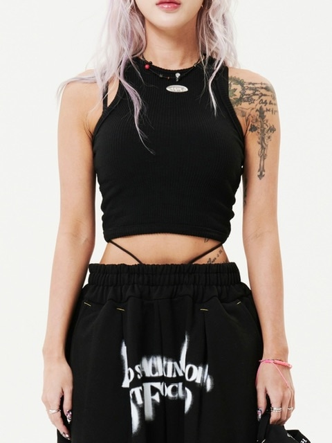 HOLY NUMBER 7】Women's Dancer Crop Tank Top / 【ホーリーナンバー